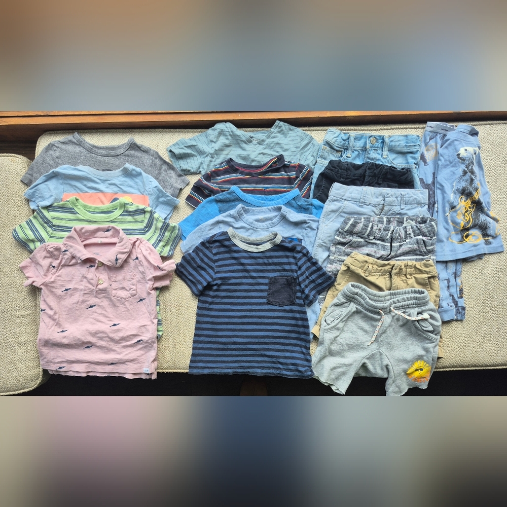 Striped Blue Kids Shirt